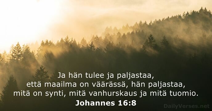 Johannes 16:8
