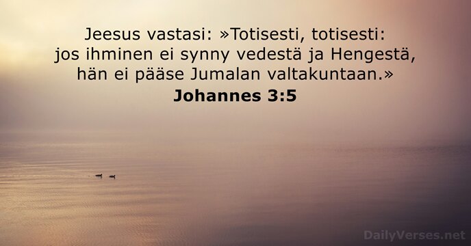 Johannes 3:5