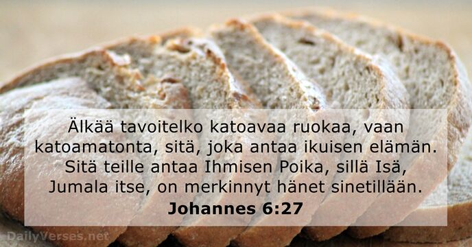 Johannes 6:27