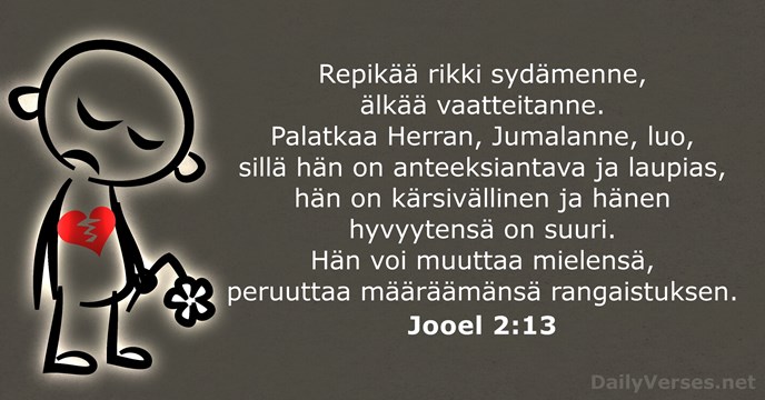 Jooel 2:13