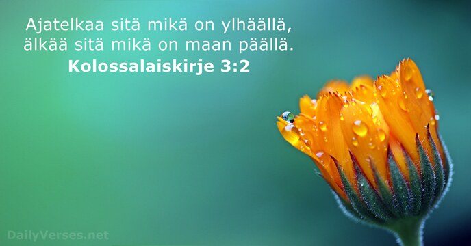 Kolossalaiskirje 3:2