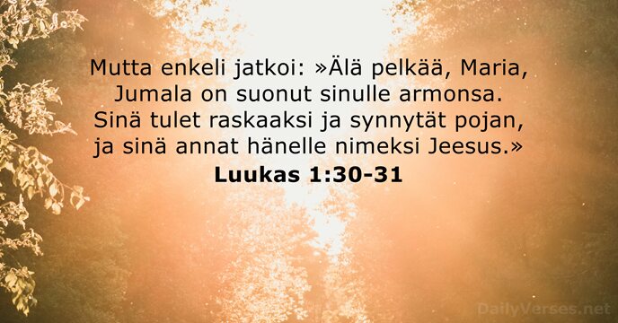 Luukas 1:30-31