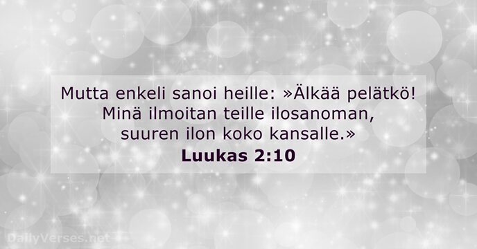 Luukas 2:10