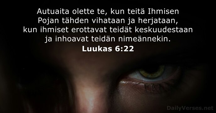Luukas 6:22