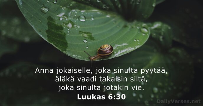 Luukas 6:30