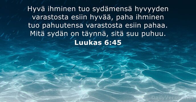 Luukas 6:45
