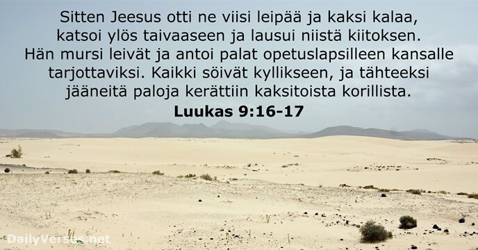 Luukas 9:16-17