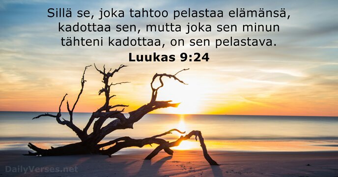 Luukas 9:24