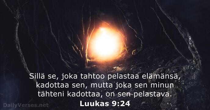 Luukas 9:24