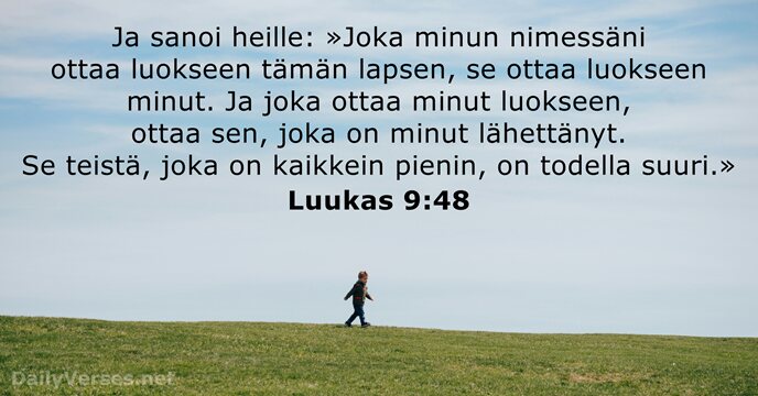 Luukas 9:48