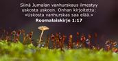 Roomalaiskirje 1:17