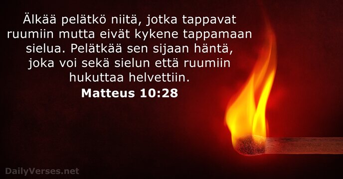 Matteus 10:28