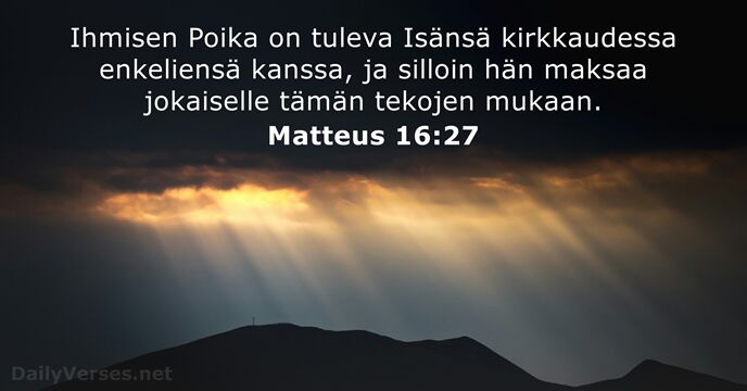 Matteus 16:27