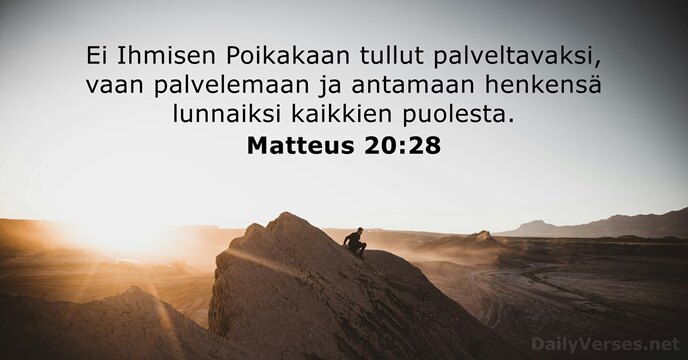 Matteus 20:28