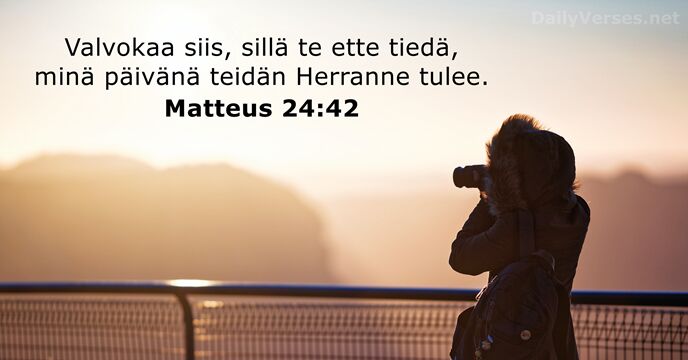 Matteus 24:42