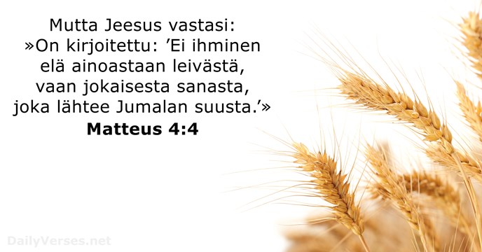 Matteus 4:4