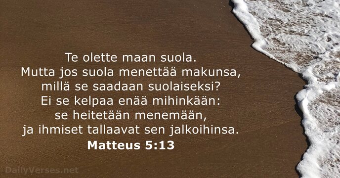 Matteus 5:13
