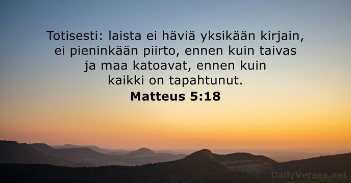 Matteus 5:18