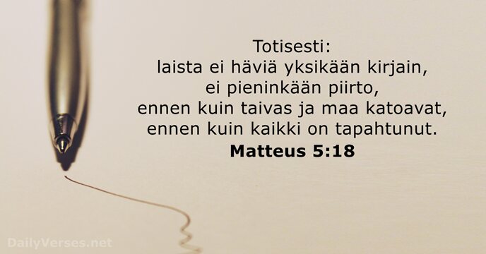 Matteus 5:18