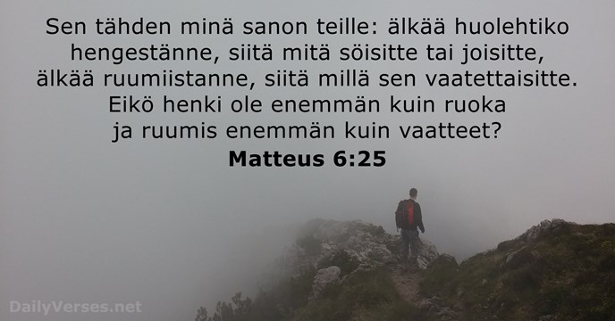 Matteus 6:25