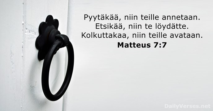 Matteus 7:7