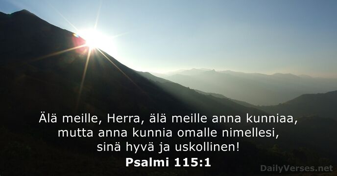 Psalmi 115:1