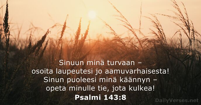 Psalmi 143:8
