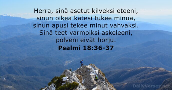 Psalmi 18:36-37