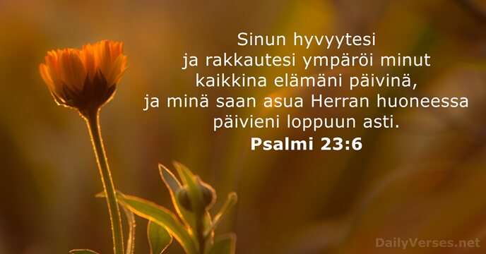 Psalmi 23:6