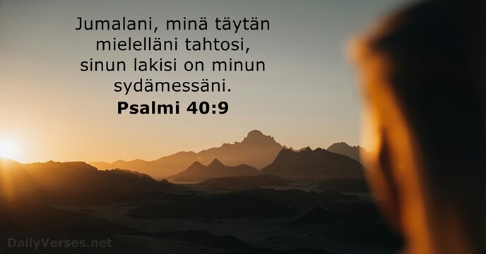 Psalmi 40:9