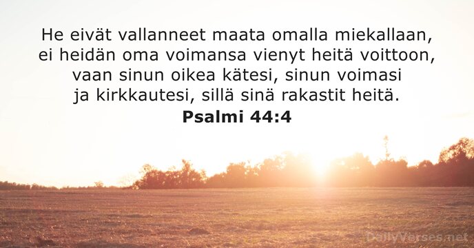 Psalmi 44:4