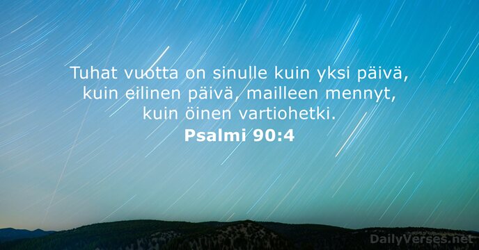 Psalmi 90:4