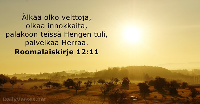 Roomalaiskirje 12:11