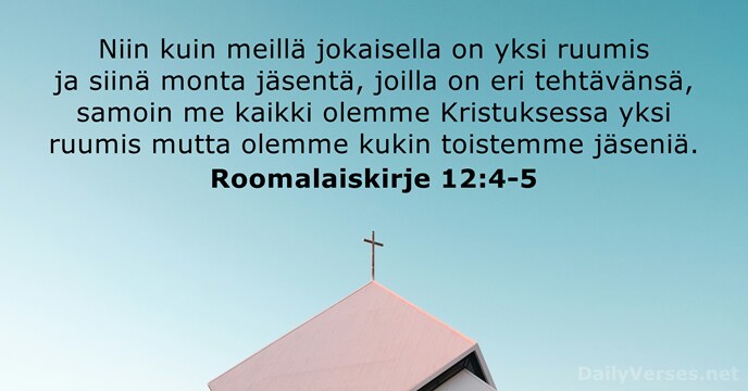 Roomalaiskirje 12:4-5