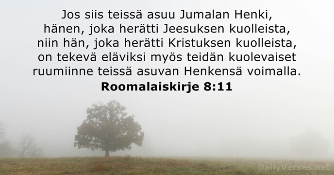 Roomalaiskirje 8:11