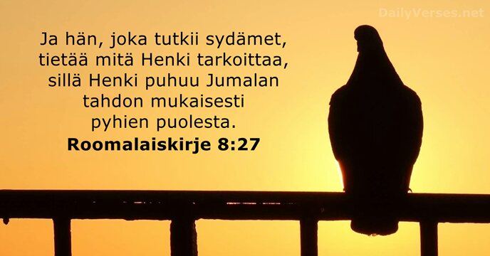 Roomalaiskirje 8:27