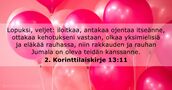 2. Korinttilaiskirje 13:11