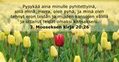 3. Mooseksen kirja 20:26