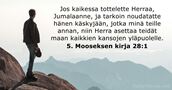 5. Mooseksen kirja 28:1