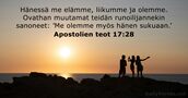 Apostolien teot 17:28