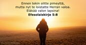 Efesolaiskirje 5:8