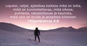 Filippiläiskirje 4:8