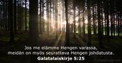 Galatalaiskirje 5:25