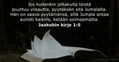 Jaakobin kirje 1:5