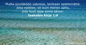 Jaakobin kirje 1:6