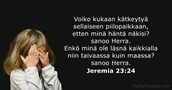 Jeremia 23:24