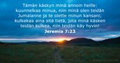 Jeremia 7:23