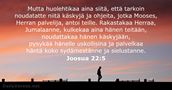 Joosua 22:5