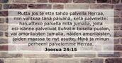 Joosua 24:15