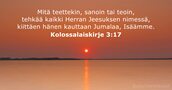 Kolossalaiskirje 3:17
